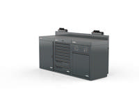 MSS+ composite worktop half height setup