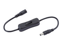 Connector with switch for LED light