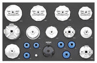 19pcs Aluminum oil filter cup wrench set SFS