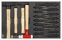 Chisel & Hammer set, SFS 19pcs (Heavy Duty)