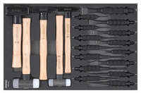 Chisel & hammer set, SFS 20-pcs