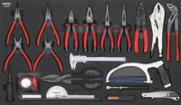 Pliers and cutting set, SFS 22-pcs