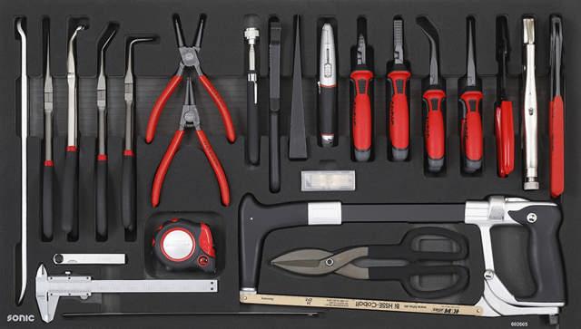 Pliers and cutting set, SFS 26-pcs