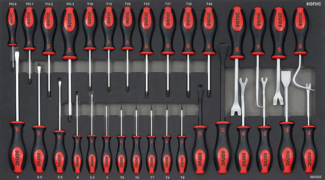 Screwdriver set, SFS 32-pcs