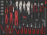Pliers & cutting set (9 Germany) SFS, 34-pcs