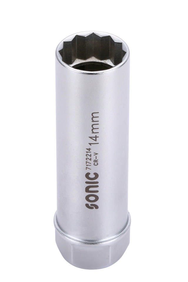 Spark plug clip socket 12-pt. 3/8'' 14mm