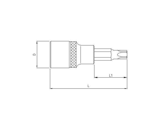 Tamper-Resistant 1/4'', TX plus (5 lobes) 25IPR