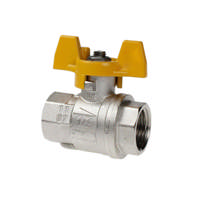 BALL VALVE DVGW DN8 FEMALE 1/4 