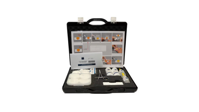 Cleaning set for CO2 optics