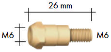 TBI adapter M6x26 (MB24 Med flere)