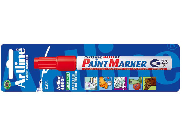 Artline mærkepen 400XF RØD Restsalg