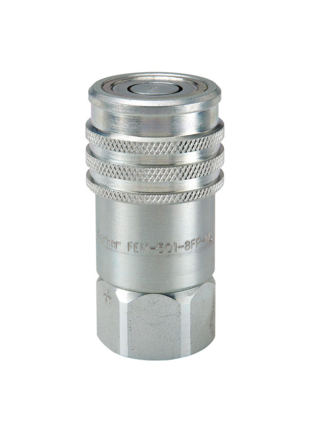 Non-Spill, ISO 16028, HTMA, Hydraulic Quick Couplings - FEM/FEC Series