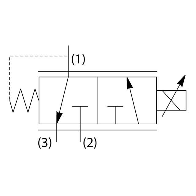 2P3W SOL (BOTTOM CYLINDER)