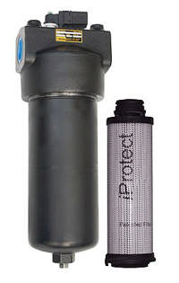Højtryksfiltre 450 bar op til 700 l/min serie EPF iprotect  - 10 µm - inkl visuel indicator 2,2 bar - forberedt for filtervagt
