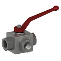 EO 3-way BSPP ball valve