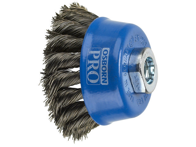 Osborn kopbørste 80mm M14 0,5 snoet Stål Tråd