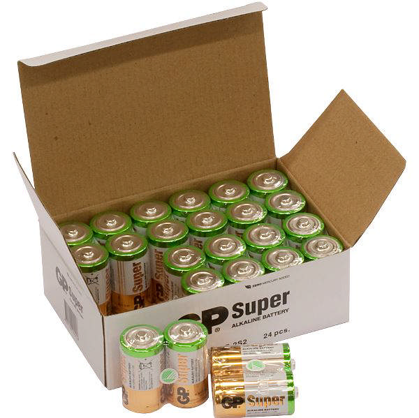 GP Batteri Super Alkaline LR14/C 1,5V 5503 Restsalg