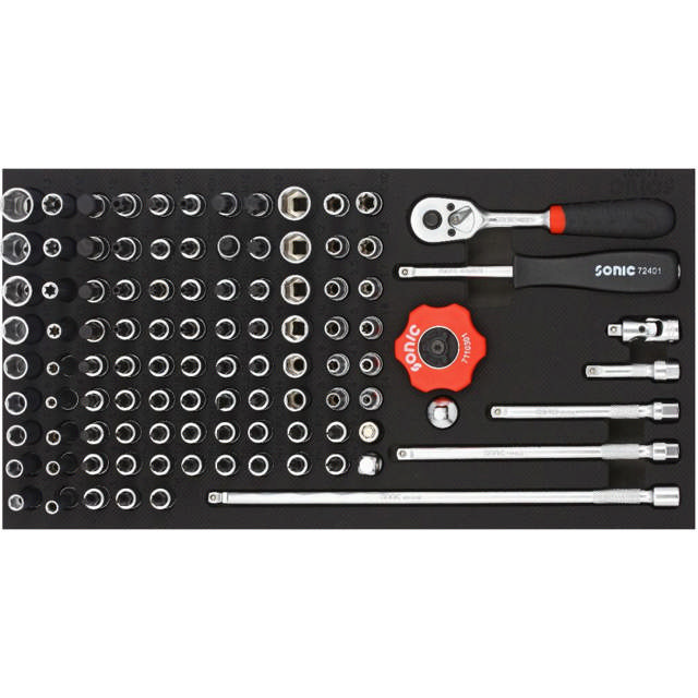 Bit socket set 1/4'', SFS 1/3 102-pcs