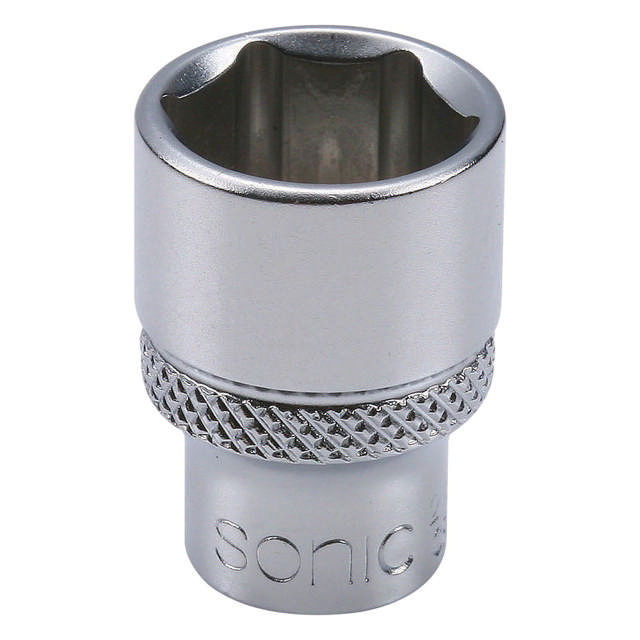 Flank socket 1/4'', 6 pt.   13mm