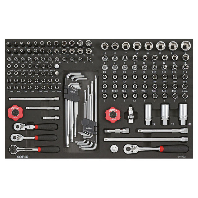 Combination set 1/7'', &  3/8'',  SFS 157-pcs