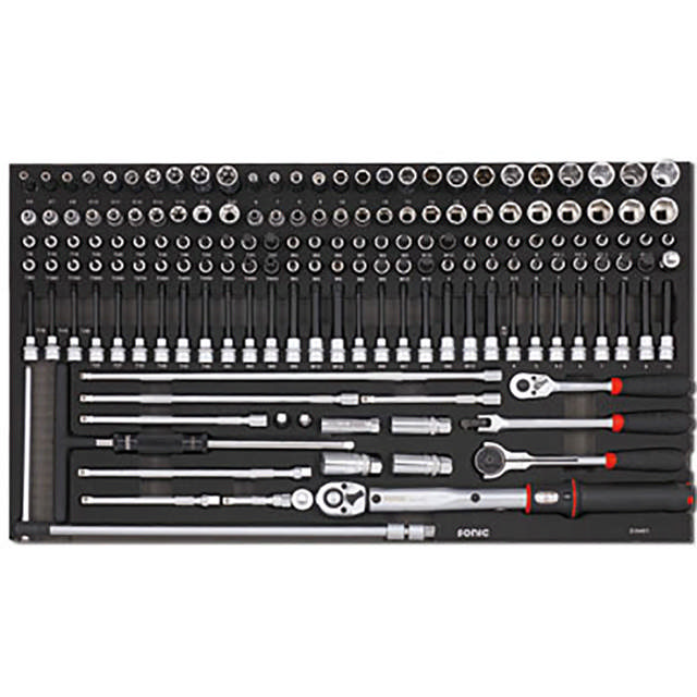 Socket set 3/8'', SFS 164-pcs