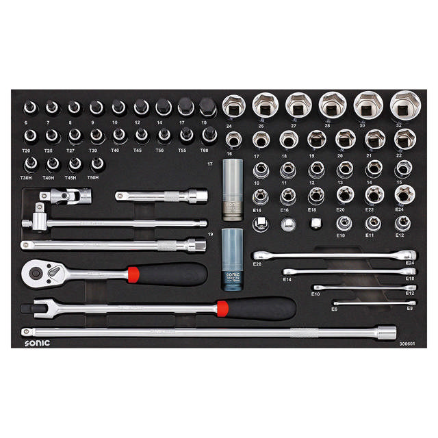 Combination set 1/2'', SFS 66-pcs