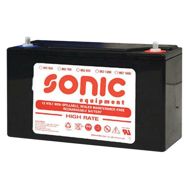 Battery 12V- 1200A (250x95x158mm) for 12V/1200CA, 12/24 – 2