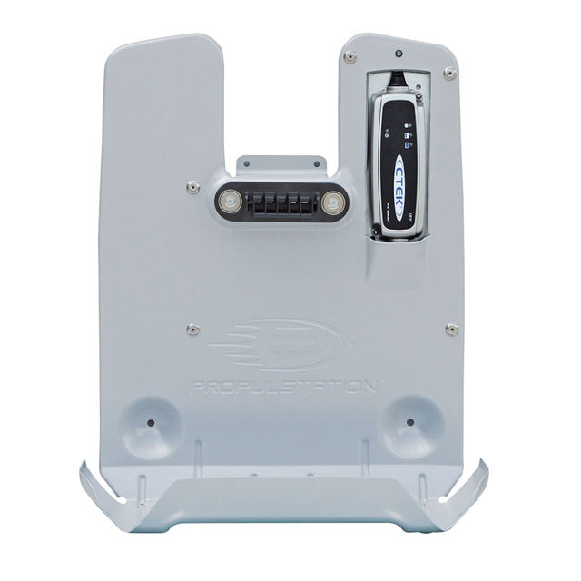 AC 24V - 12/24V docking station for garage/home