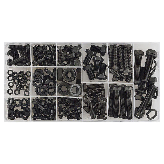 Assortment of nuts and bolts 240pcs