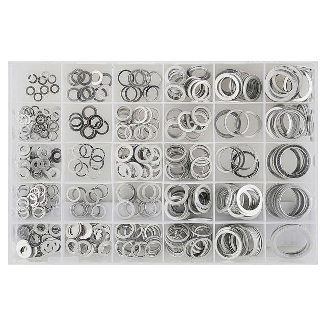 Aluminium washer assortment 300pcs