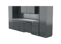 MSS+ composite worktop full height setup