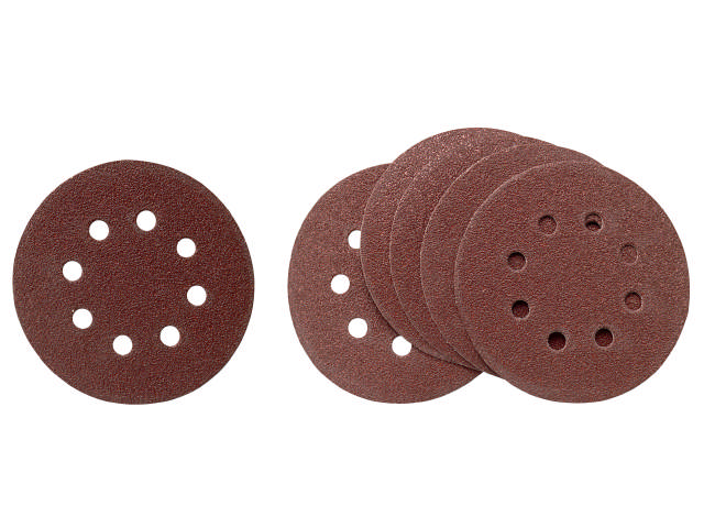 Norton sliberondel 125mm 8-huls K36 H231 med Velcro