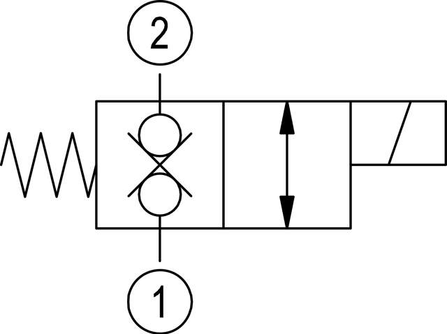 SCREW-IN CARTRIDGE VALVE OD113118A000000-VED-016-NC-08A-A-31-0000