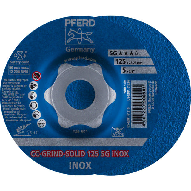 CC-GRIND-SOLID 125 SG INOX