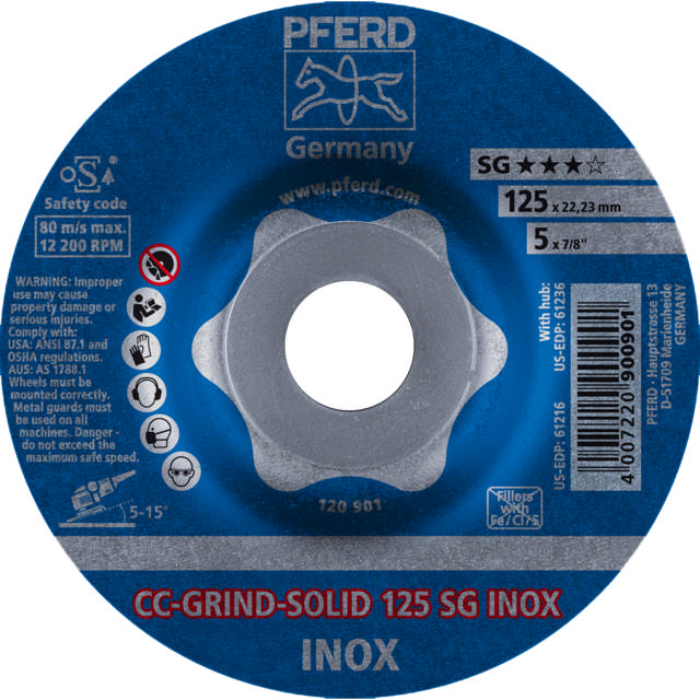 CC-GRIND-SOLID 125 SG INOX