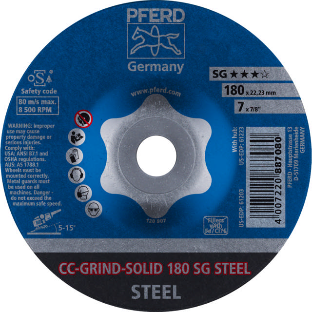 CC-GRIND-SOLID 180 SG STEEL