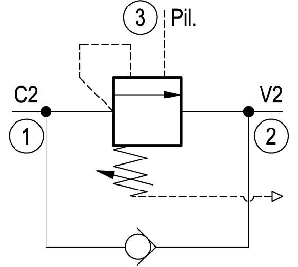 SCREW-IN CARTRIDGE VALVE 04591803583500M-VBST-20A-4:1-35-350B-OR...