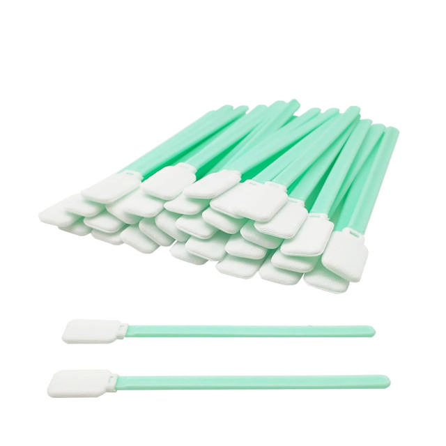 Knitted polyester swabs – 100 swabs