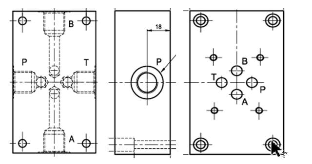 Subplate, Cetop3/NG6