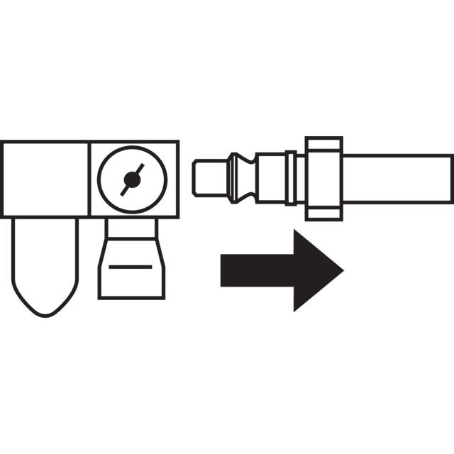 Safety pictogram Disconnect the compressed air supply PG 3/250 S
