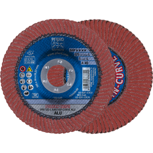 POLIFAN flap discs aluminium oxide A SGP CURVE ALU ★★★★