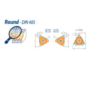 Round - DIN 405 & DIN 2040